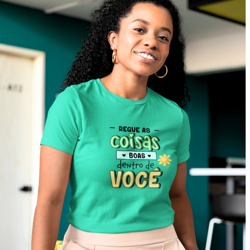 KIT 4 Camiseta T shirts Feminina Frases Lindas | Shopee Brasil