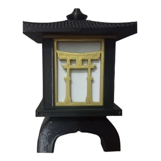 Luminária Oriental Decoração Japonesa Enfeite Sala Quarto Escritório