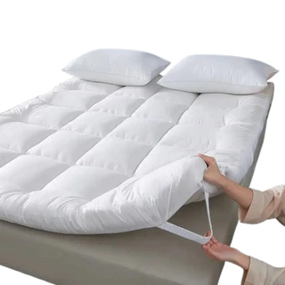 Pillow Top Tamanho Viúva 400 Fios Protetor de Colchão Extra Macio