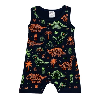 Macacão Romper Banho de Sol Regata Algodão Masculino ou Feminino