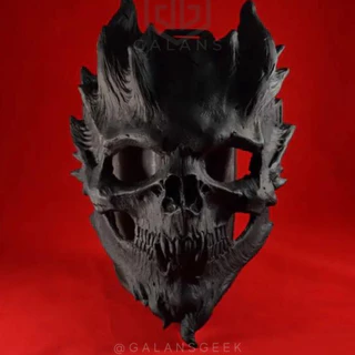 Máscara Demônio Caveira de Guerra /Halloween/Fantasia