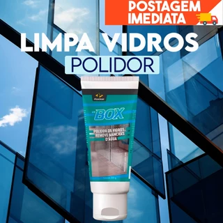 Pek box Tira marcas e manchas de água em vidros 300 g pisoclean