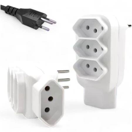 Tomada Benjamin Adaptador 4 tomadas 3 pinos