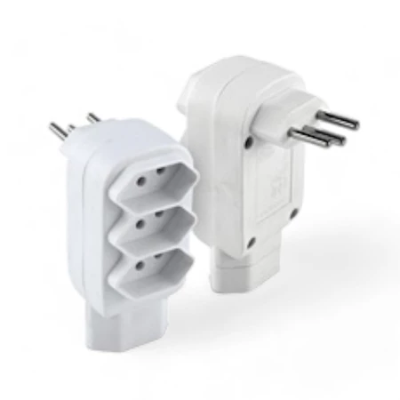 Adaptador Benjamin - tomadas tripolares