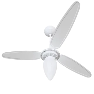 Ventilador de Teto Wind Light Premium Ventisol com Lustre Pás Branca 220V