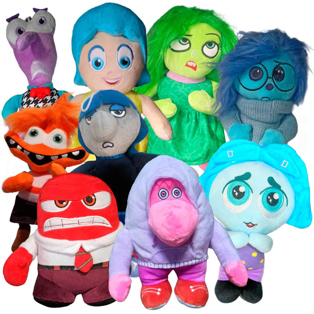 Pelúcia Filme Divertida Mente Disney- Boneco Pelúcia 25cm ...