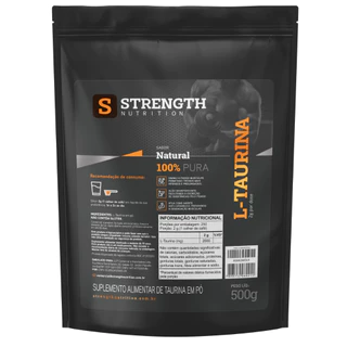 L-Taurina 500g 100% Pura Importada - Strength Nutrition