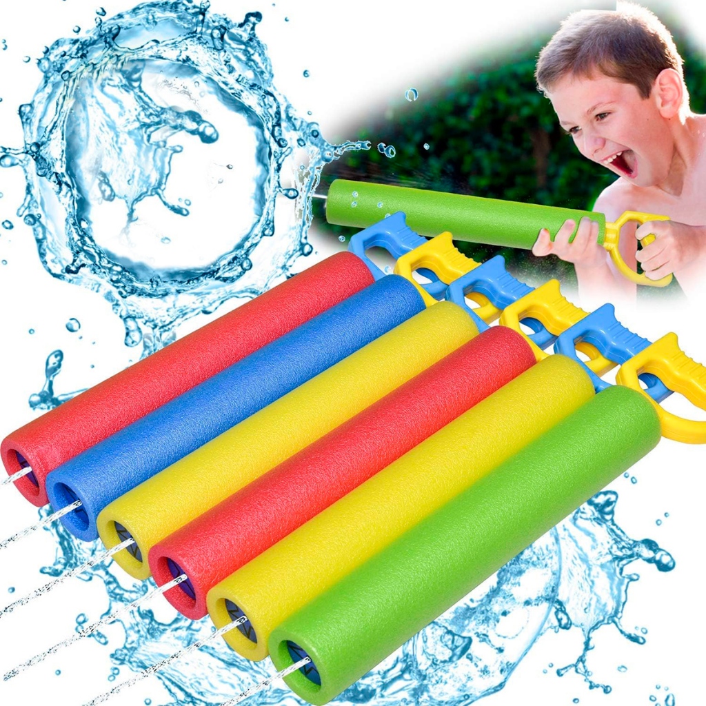 Kit 20 Lança Água Infantil Grande Brinquedo Piscina E Praia Diversão ...