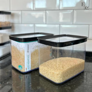Conjunto 2 Potes Herméticos Com Capacidade para 4000ml em Policarbonato