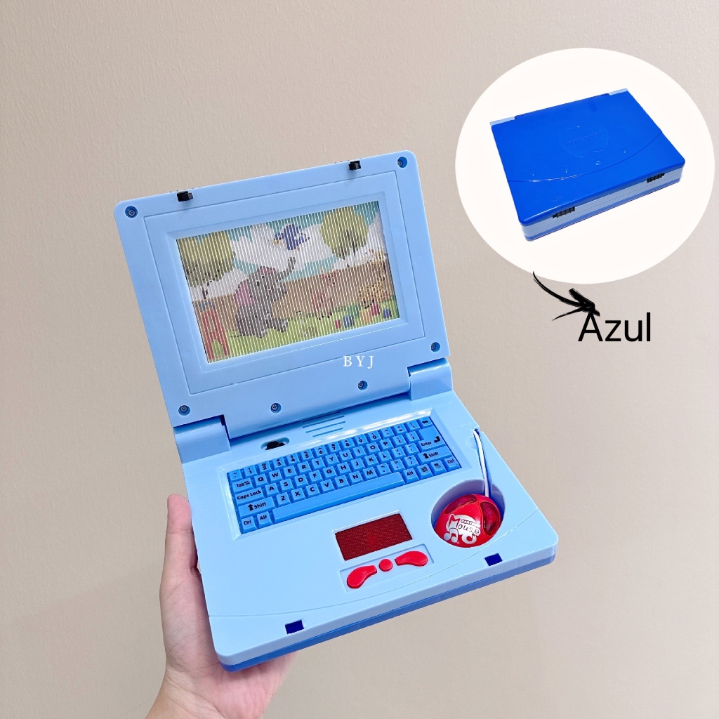 Notebook De Brinquedo Laptop Infantil Musical Com Luz Educativo ...