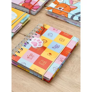 CADERNETA PET A6 (10X15) PERSONALIZADA | 50 FOLHAS - 100 PAGINAS | GATO OU CACHORRO