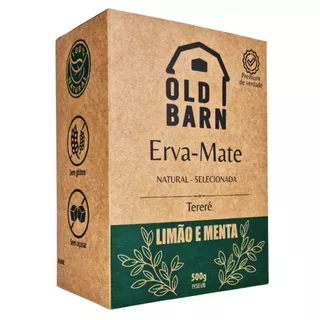Erva De Tereré Old Barn 500g Premium De Verdade Alta Qualidade Menta Black Limão Abacaxi Com Hortelã