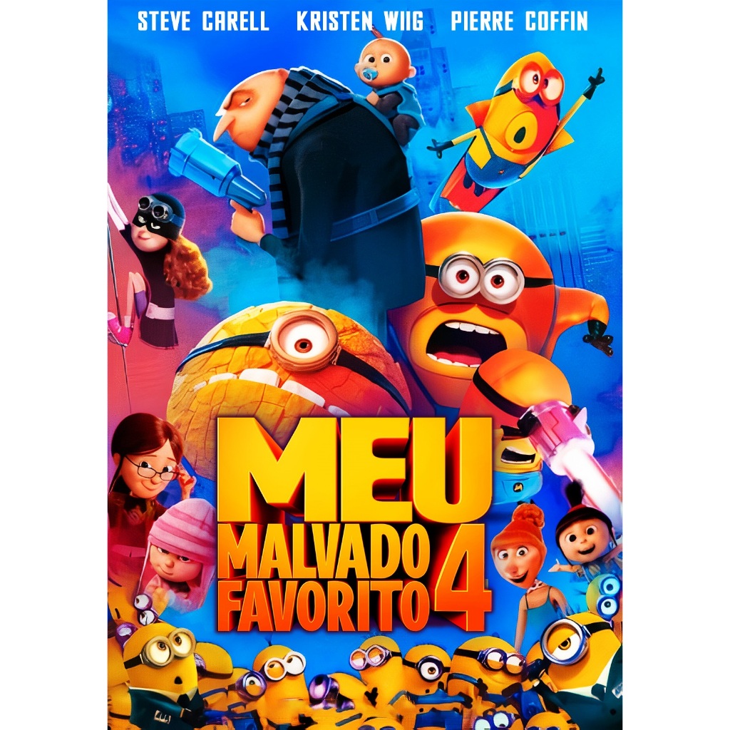 Desenho Meu Malvado Favorito 4 | Shopee Brasil