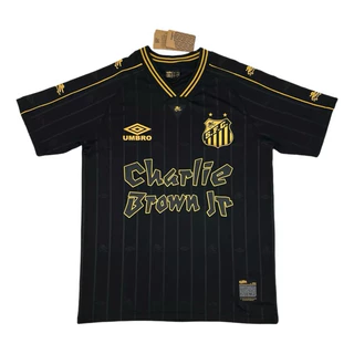 Camisa do Santos Charlie Brown Jr 2024 Lançamento