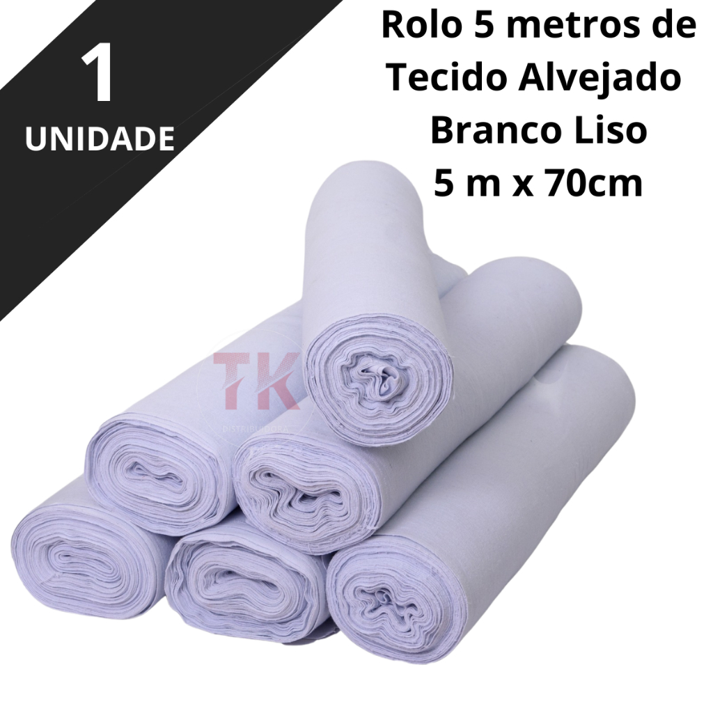 Tecido Alvejado Pé De Galinha Pano De Prato Rolo 5 Metros Shopee Brasil