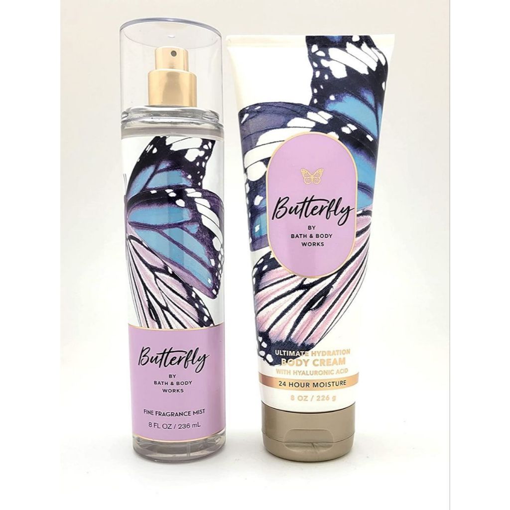 Bath&BodyWorks セット KIT BATH BODY WORK BODY SPLASH 236ml + CREME HIDRATANTE