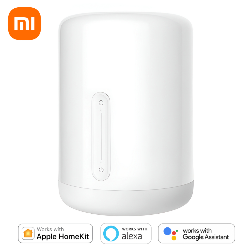 Abajur Xiaomi Luminária Inteligente Mi Bedside Lamp 2 Wifi Bluetooth Alexa Siri