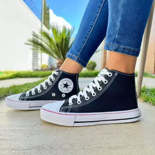 Tênis All Botinha Star Casual Feminino Masculino Cano Alto Adulto Infantil AII Star