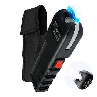 Lanterna AutoDefesa Pessoal Taser TYPE LED 150000w 12000kv Choque Ultra Potente Original