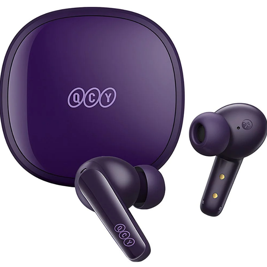 Fone De Ouvido Sem fio QCY T13x Enc Bluetooth 5.3 Ipx5 Roxo Violeta - Envio Nacional Imediato