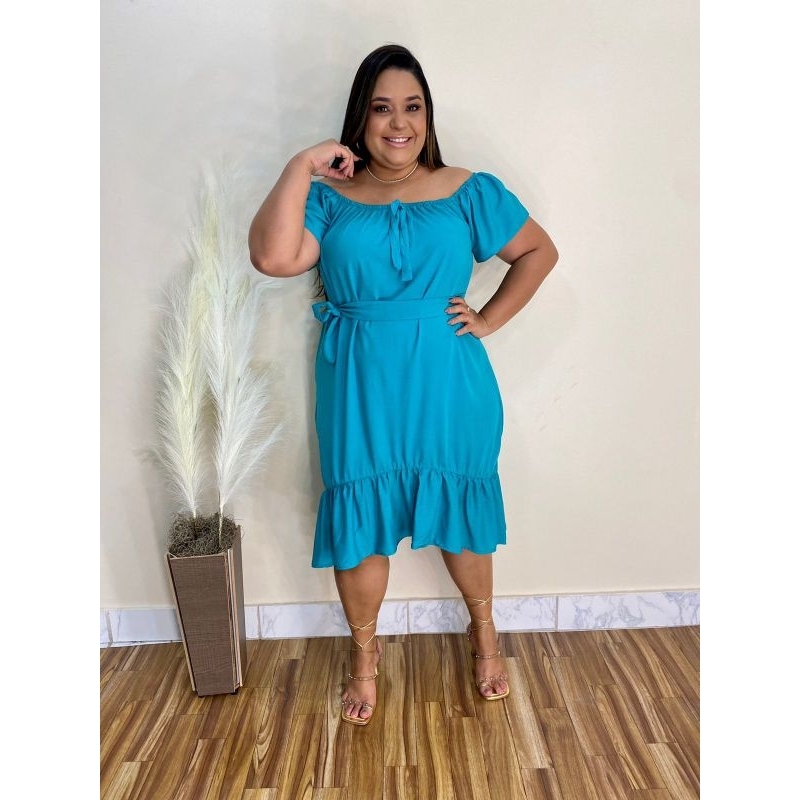 vestido Plus size Maldivas lindas cores