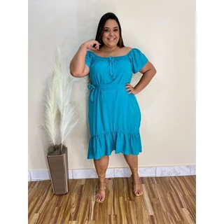 vestido Plus size Maldivas lindas cores