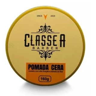 03 Pomadas Cera Barber Classe A Modeladora 160g
