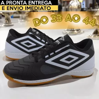 Chuteira Society/Salão Umbro Masculino Qualidade Premium - Do 33 ao 44