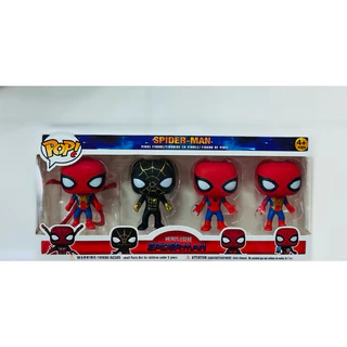 Pop Spider-Man Pack 4 Bonecos Homem-Aranha Estilo Funko