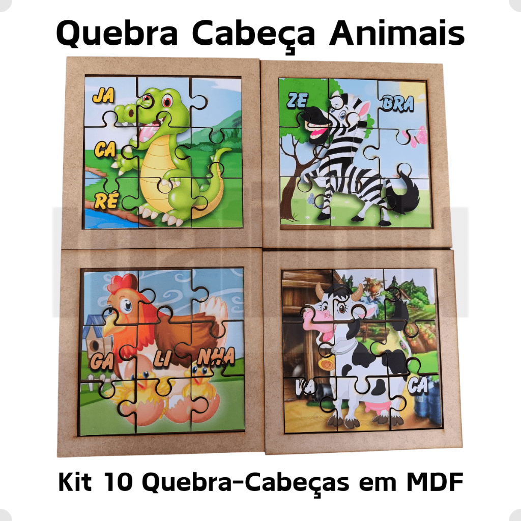 Quebra Cabeças Rompecabezas 3d Para NiÃ±os Quebra-cabeças De