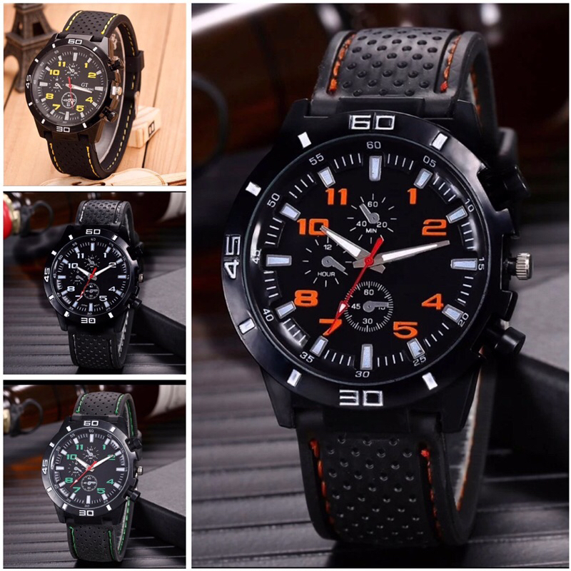 Relógio De Moda Casual Homem Quartzo/Couro Esportivo