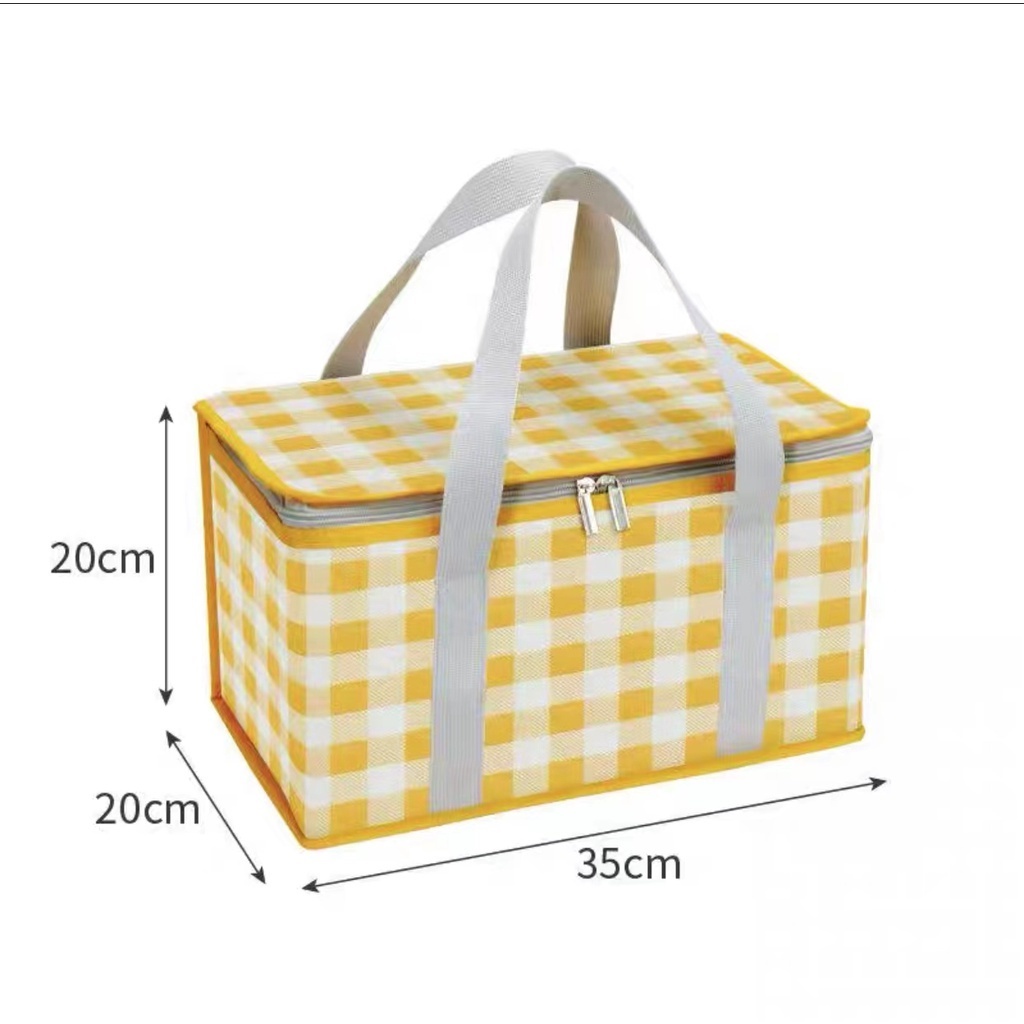 Bolsa Térmica de Mão Lancheira Marmita Viagem Piquenique grande 48*28*21 CYC900795