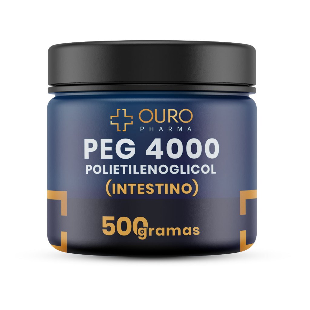 PEG 4000 Polietilenoglicol 500gr Intestino | Shopee Brasil
