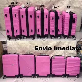 Mala Grande de bordo em promoção Mala de Viagem Feliz  MALA GRANDE POLIPROPILENO em Oferta na Shopee