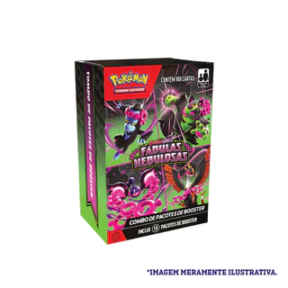 Mini Box Display Pokémon EV6.5 Fábulas Nebulosas Contém 18 Pacotes