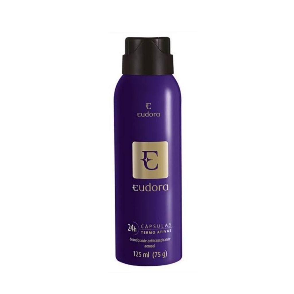 Desodorante Aerosol Roxo 125ml Eudora | Shopee Brasil