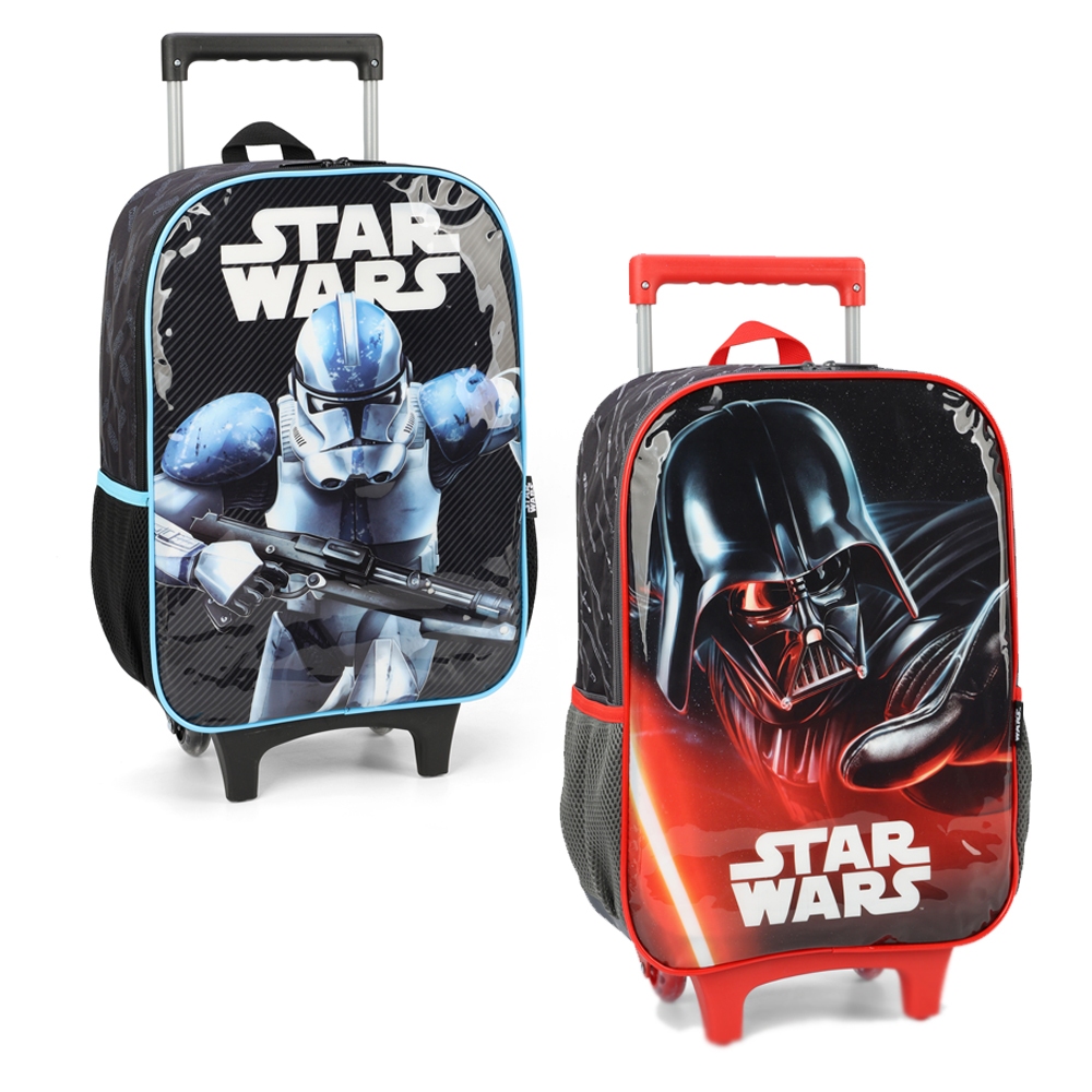 Mochila de Rodas Escolar Star Wars - Luxcel | Shopee Brasil