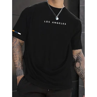 Camiseta T-Shirt Manfinity Masculina Los Angeles Urban Street Camisa 100% Algodão