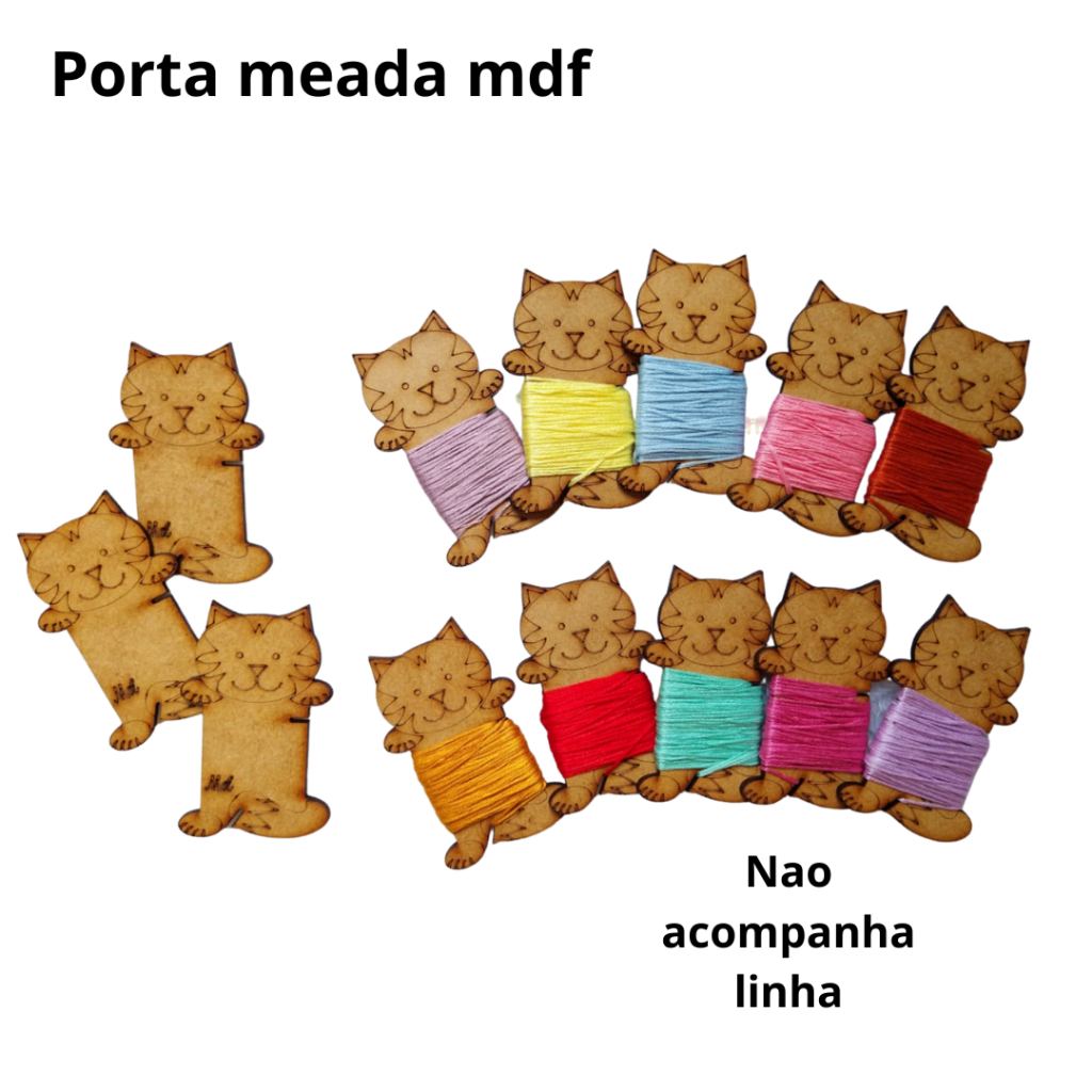 Porta meada e linhas gatinho organizador de linhas-10unidades