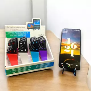 25 Suporte De Mesa Mini Para Celular Ajustavel +1 BRINDE display para mesa