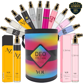Kit 12 Perfumes You Importados 45ML - Com Amostras
