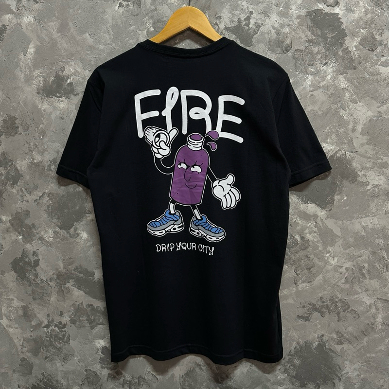 Camiseta Fire Original Masculina “Lata” - Preta | Shopee Brasil