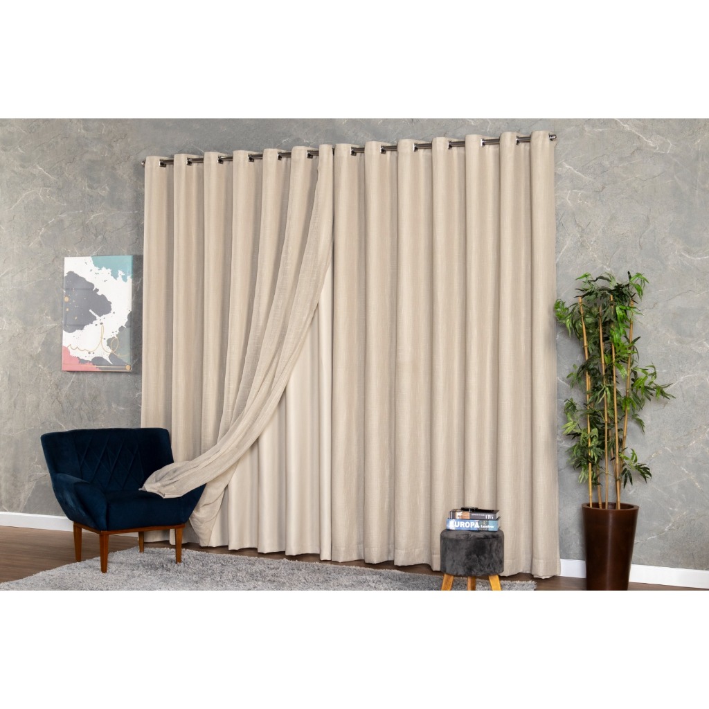 Cortina SOMENTE O BLACKOUT 6,00m x 2,40m Trilho ANTIGO
