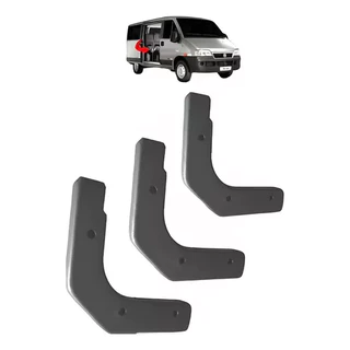 Kit (3) Moldura Lateral Banco 3 Lugares Ducato Jumper Boxer.