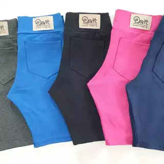 Short menina Bermuda ciclista roupa infantil juvenil 04 ao 16 escolar cotton