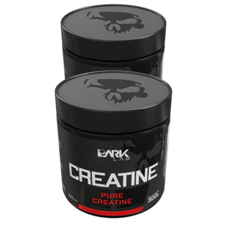 Kit 2x Creatina Monohidratada Pura 300g Dark Lab - 100% Pura