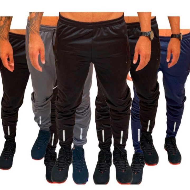 Calça Jogger Masculina Academia Treino Tecido Chimpa Skinny