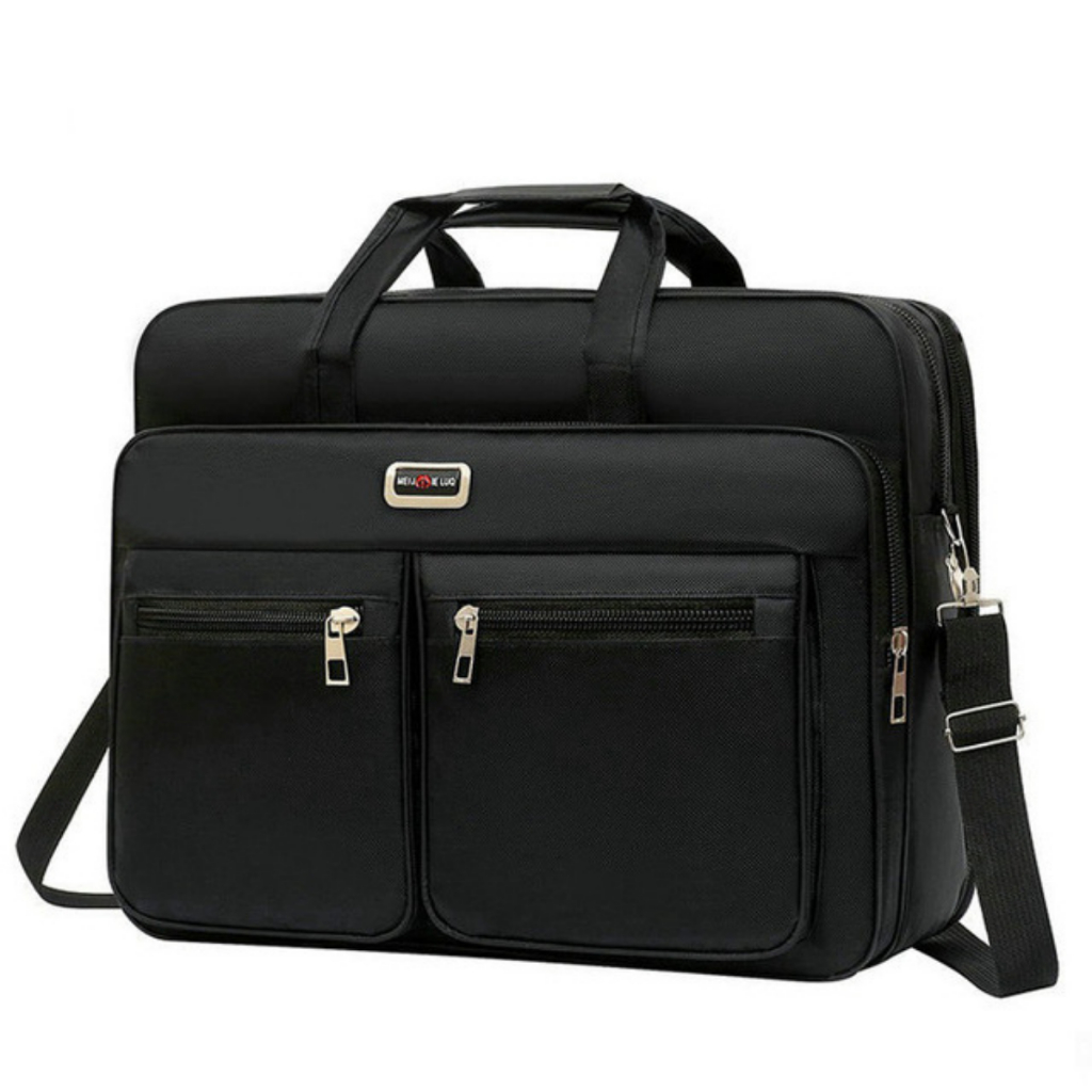 Bolsa Pasta Notebook Grande Nylon Masculino Maleta Executiva BS052