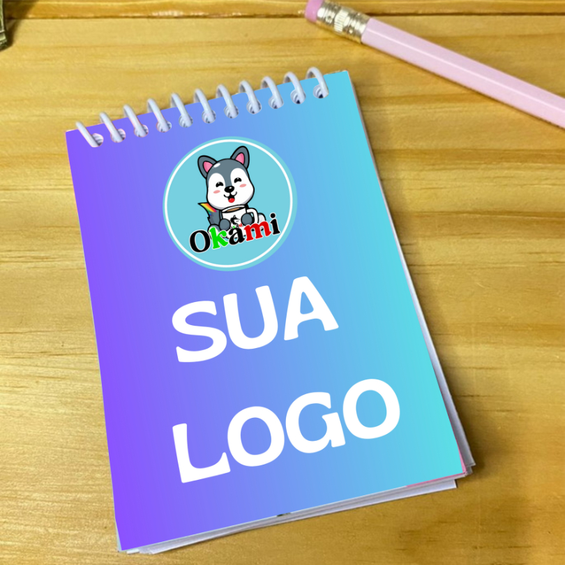 10 20 30 Bloquinhos Personalizados Com logo Nome Foto Barato 7x10cm Lembrancinha Presente