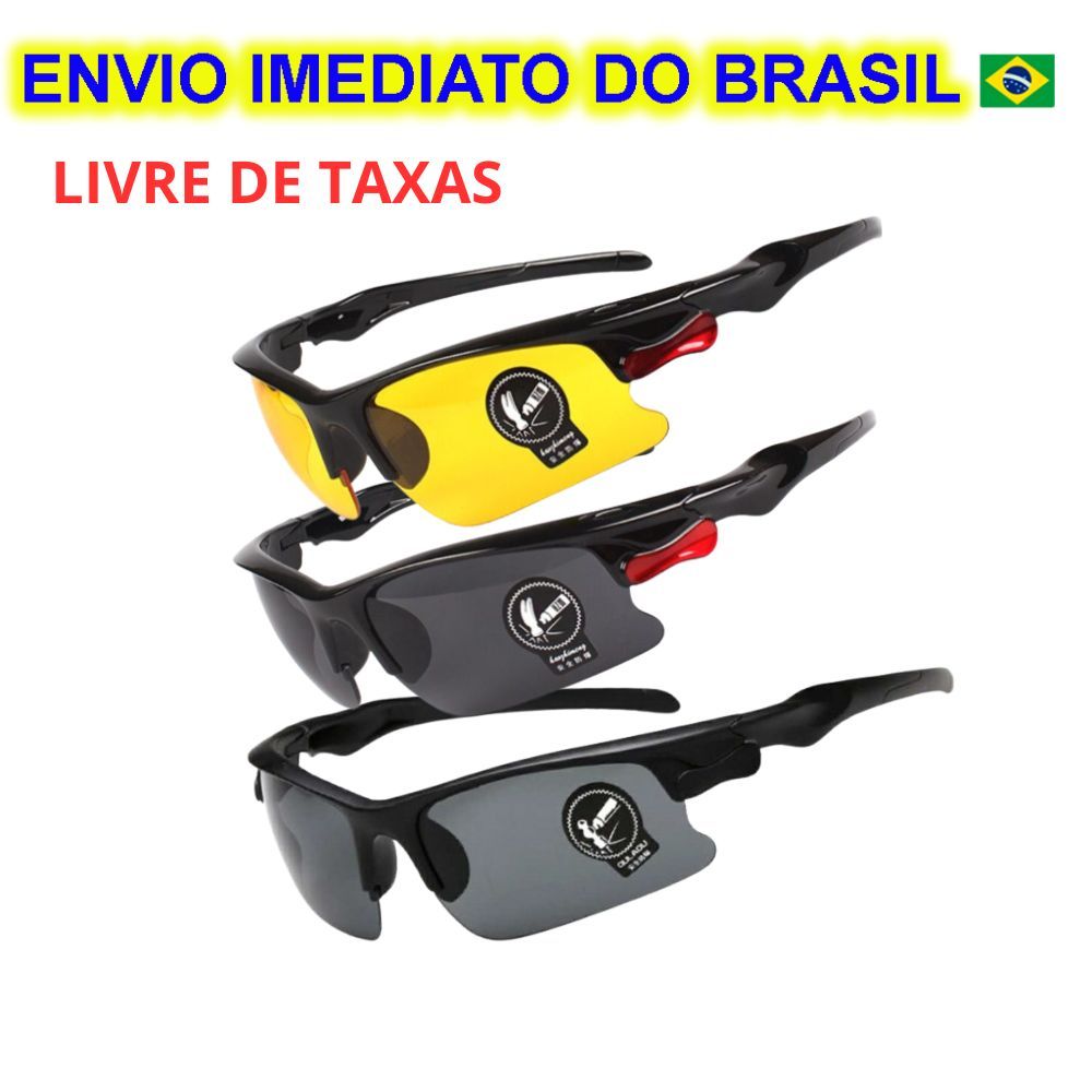 Óculos de Sol Polarizado Ciclismo Pesca Esportes anti-brilho visão noturna com proteção UV para homens e mulheres